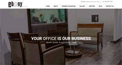 Desktop Screenshot of ebonybusinesscenter.com